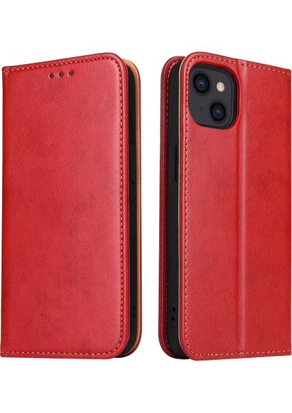 iPhone 15 Plus Pu Deri Darbeye Koruyucu TeIefon Kılıfı (Yurt Dışından)