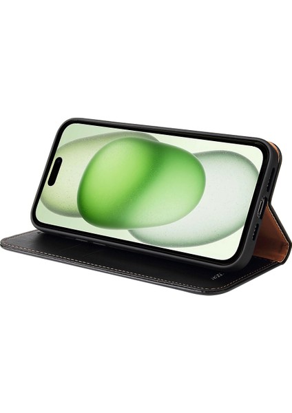 iPhone 15 Plus Pu Deri Darbeye Koruyucu TeIefon Kılıfı (Yurt Dışından) modelleri