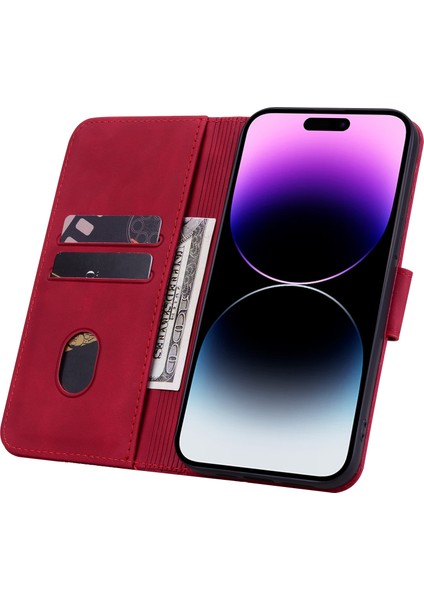 iPhone 14 Pro Max Deri Basılı Rhombus TeIefon Kılıfı (Yurt Dışından) fiyatları