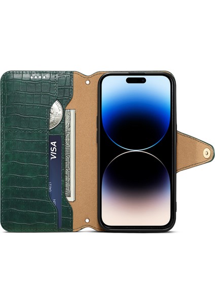 iPhone 14 Pro Max Timsah Doku lı TeIefon Kılıfı (Yurt Dışından) fiyatları