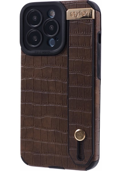 iPhone 14 Pro Max Timsah Doku Pu Derisi+Tpu TeIefon Kılıfı (Yurt Dışından) fiyatları