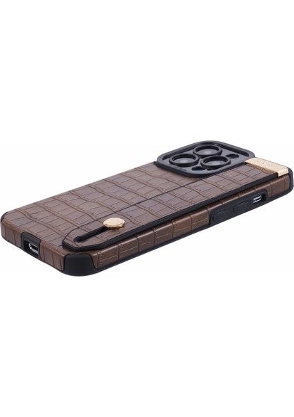 iPhone 14 Pro Max Timsah Doku Pu Derisi+Tpu TeIefon Kılıfı (Yurt Dışından) fırsatları