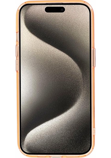 iPhone 15 Plus Şeffaf Kasa Tpu+Pc Görünmez Manyetik TeIefon Kılıfı (Yurt Dışından)