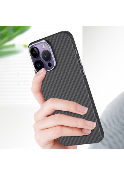 iPhone 14 Pro Max Karbon Fiber Doku Pc TeIefon Kılıfı (Yurt Dışından) fiyatları