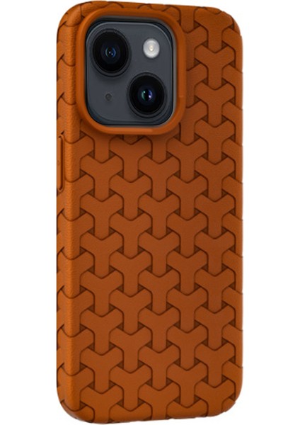 iPhone 14 3D Dokulu Yüzey Yumuşak Tpu Cep TeIefon Kılıfı (Yurt Dışından)
