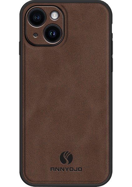 iPhone 15 Plus Pu Deri+Pc+Tpu Desteği Manyetik Araç Montajı TeIefon Kılıfı (Yurt Dışından)