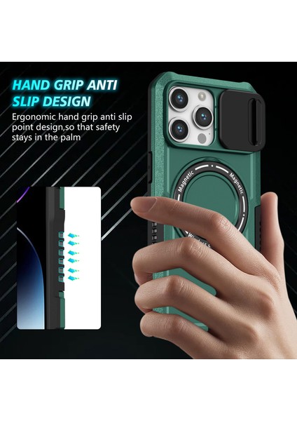 iPhone 14 Pro Max Lens Koruma Manyetik TeIefon Kılıfı (Yurt Dışından) fiyatları