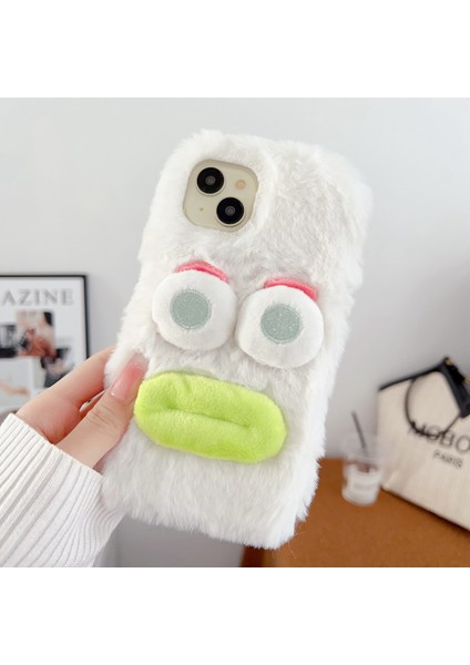 iPhone 15 Plus Cartoon Sosis Şeklinde Dudak Peluş+Tpu Fall Anti Tele Anti TeIefon Kılıfı (Yurt Dışından) fiyatları