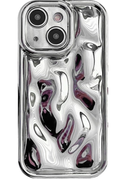 iPhone 15 Plus Elektroklokasyon Tpu Kabuk Meteorit Doku TeIefon Kılıfı (Yurt Dışından)