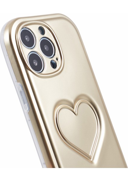 iPhone 13 Pro Max Içbükey 3D Heart Tpu Arka TeIefon Kılıfı (Yurt Dışından) indirimleri