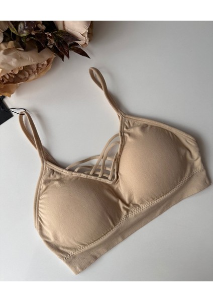 Günlük Kullanım Önü Bağlama Detaylı Padli Yumuşak Bralet fırsatları