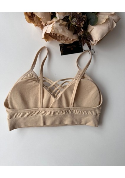 Günlük Kullanım Önü Bağlama Detaylı Padli Yumuşak Bralet indirimleri