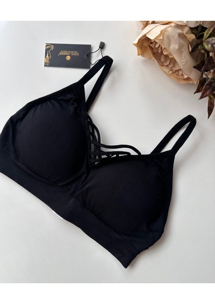 Günlük Kullanım Önü Bağlama Detaylı Padli Yumuşak Bralet indirimleri