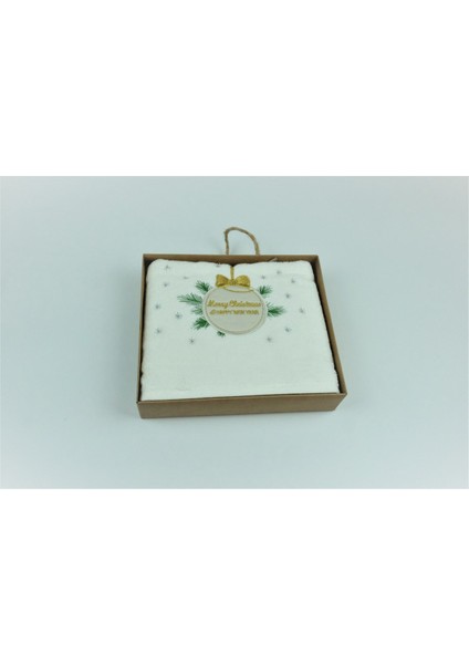 Christmas Krem 50*90 Havlu