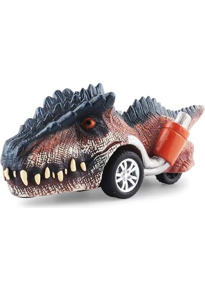 2 Adet Dinozor Oyuncakları Mini Dinozor Arabaları Oyuncak Çek Bırak Dinozor Figürleri Giganoto-Yangchuang