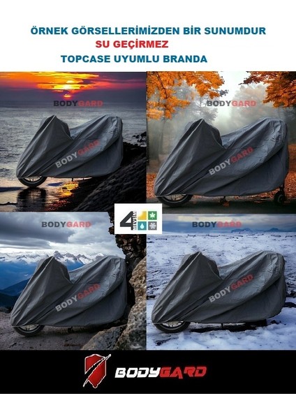 Mondial 100 Sfc Snappy x Motosiklet Brandası Arka Çanta Uyumlu Branda,örtü