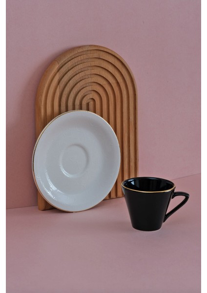 Asya Balance 12 Parça 6 Kişilik altın Yaldızlı Seramik Kahve Takımı fiyatları