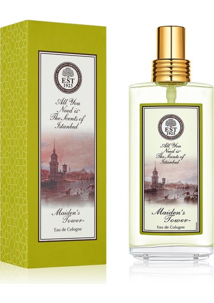 Maiden's Tower 150 ml Eau De Cologne - Cam Şişe