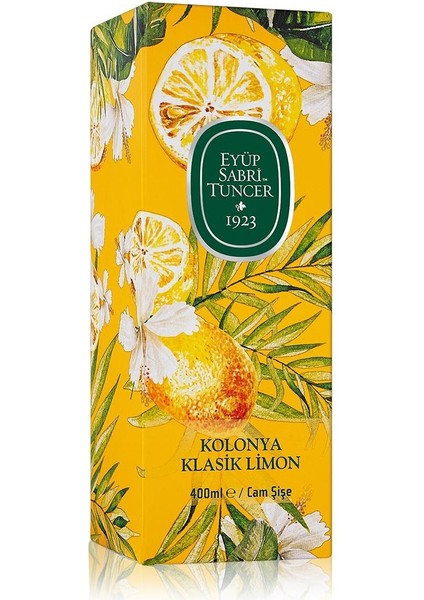 Eyüp Sabri Tuncer Klasik Limon Kolonyası 400 ml - Cam Şişe