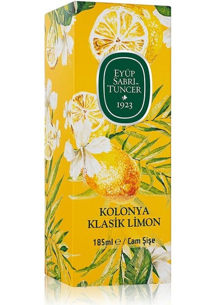 Klasik Limon Kolonyası 185 ml - Cam Şişe