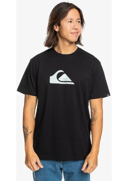 Comp Logo Ss Erkek Siyah T-Shirt EQYZT07658-10010
