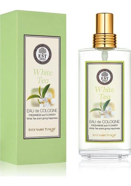 Beyaz Çay 150 ml Eau De Cologne - Cam Şişe