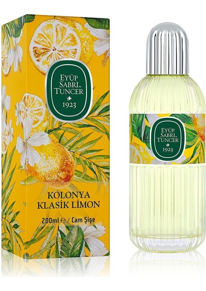 Klasik Limon Kolonyası 200 ml - Cam Şişe