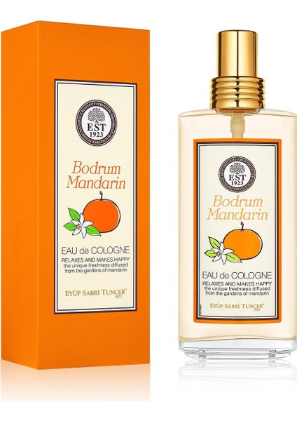 Bodrum Mandalinası 150 ml Eau De Cologne - Cam Şişe