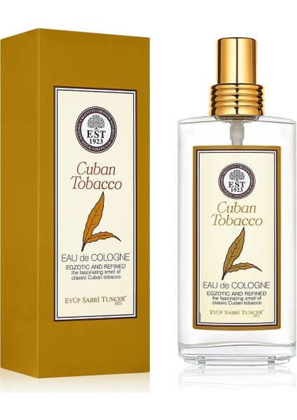 Cuban Tobacco 150 ml Eau De Cologne - Cam Şişe