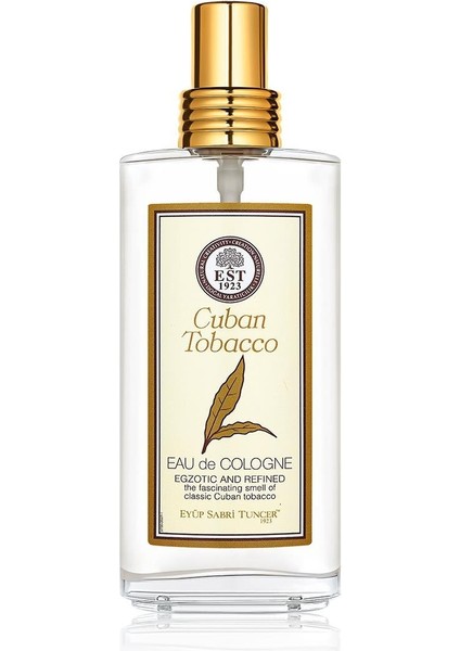 Cuban Tobacco 150 ml Eau De Cologne - Cam Şişe fiyatları