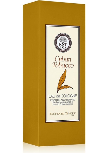 Cuban Tobacco 150 ml Eau De Cologne - Cam Şişe modelleri
