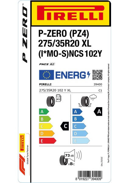 275/35 R20 102Y Xl P-Zero Pz4 * Mo-S Ncs Oto Yaz Lastiği ( Üretim Yılı: 2024 ) fiyatları