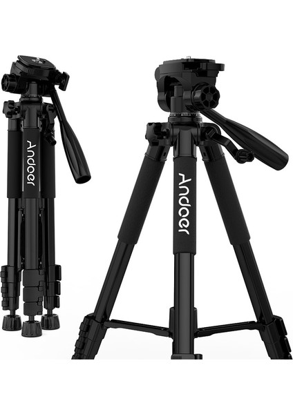 TTT-663N 57.5 Inç Seyahat Hafif Kamera Tripod (Yurt Dışından)