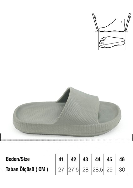 Yazlık Erkek Eva Banyo Bahçe Islak Zemine Uygun Terlik fiyatları