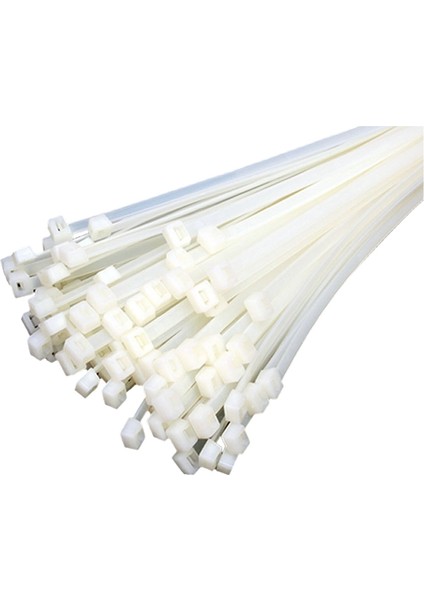 100 Adet Kablo Bağları Kablo Bağı Sararları / Zip Bağları Boyut: 140 mm x 2,5 mm Beyaz ve Siyah (Yurt Dışından) modelleri