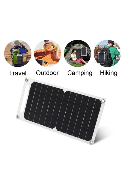Açık Bisiklet Tırmanma Kamp Piknik Için Güneş Paneli 6W 5V Dış Mekan (Yurt Dışından)