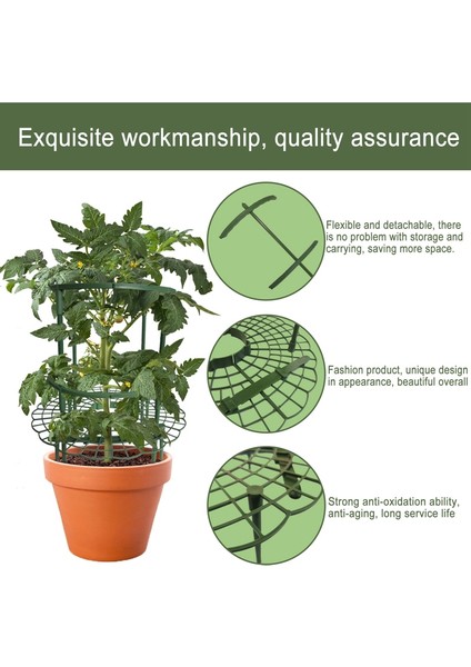 Bitki Desteği, Meyvelerin Çürümesini Önler Bahçe Kafesi Sabitleme Braketi (Yurt Dışından) indirimleri