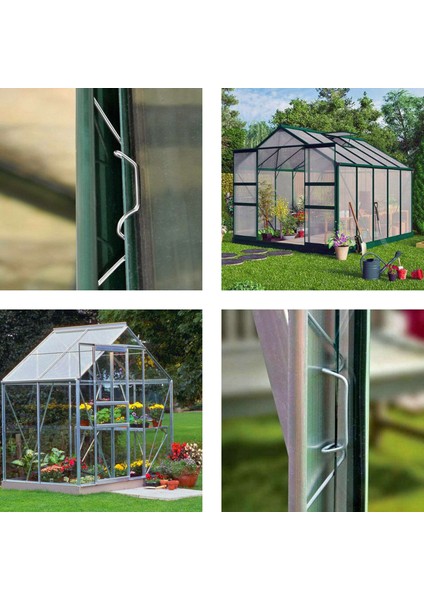 W Yay Telleri-50 Adet * Sera Cam Klipsi-Gümüş (Yurt Dışından) fiyatları