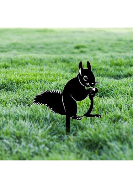 Açık Bahçe Dekorasyonu Ferforje Sincap Bahçe Kazık,3 (Yurt Dışından) modelleri