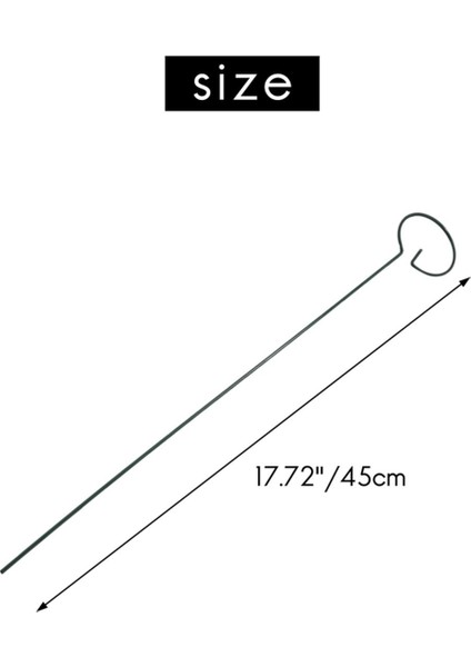 6 Paket Bitki Destek Kazıkları, Tek Köklü Bitki Destek Kazıkları (Yurt Dışından)