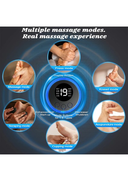 Baş Boyun Vücut Masaj Aleti - Siyah (Yurt Dışından) fiyatları