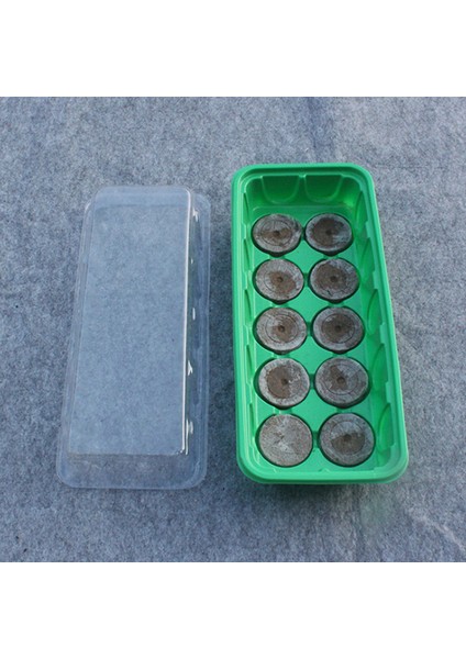 10 Delikli Fide Kutusu Tohumları Başlangıç Tepsisi Fidanlık Saksıları Büyüyen Vaka Bahçecilik Pot Podazz (Yurt Dışından) modelleri