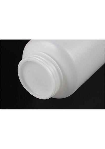 Nxfdsıoz 2x 1000ML Şeffaf Beyaz Laboratuvar Çift Kapaklı Sızdırmaz Plastik Geniş Ağızlı Şişe (Yurt Dışından)