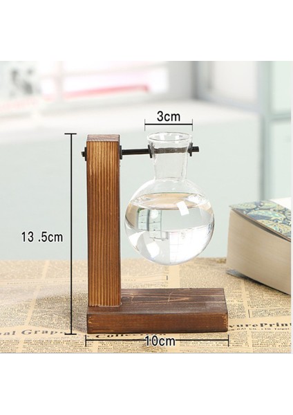 Ahşap Çerçeve Cam Topraksız E Ev Bonsai Çiçek Bitki Saksı Masa Dekoru Özellikleri: Küçük (Yurt Dışından) fiyatları