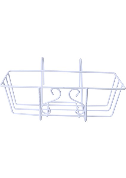 Asılı Raf Sepet Kancaları Balkon Etli Bitki Mini Pot Tutucu Korkuluk Raf Mj (Yurt Dışından)