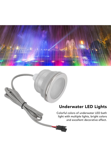 Sualtı LED Banyo Işığı, Dalgıç LED Havuz Işıkları Küvetler Için Çeşme Için Dekoratif AC12V (Yurt Dışından)