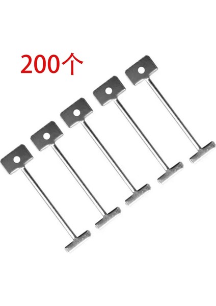 200 Adet Kiremit Tesviye Sistemi Kiremit Döşeme Için Yeniden Kullanılabilir Çelik Iğneler Döşeme Değiştirilebilir Pin Döşeme Inşaat Araçları (Yurt Dışından)