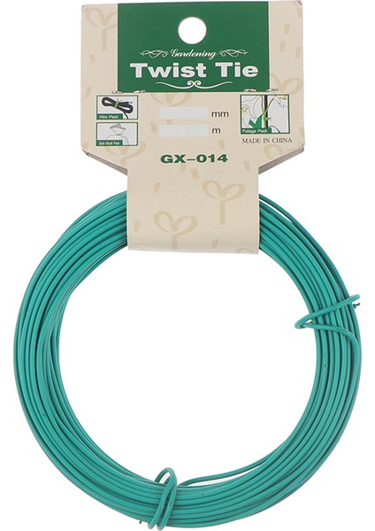1.8mm * 15M Bahçe Teli Ağır Yeşil Kaplamalı Bitki Büküm Kravat Bahçe Teli Güneş Işığı Süper Mağaza (Yurt Dışından) fiyatları