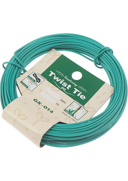 1.8mm * 15M Bahçe Teli Ağır Yeşil Kaplamalı Bitki Büküm Kravat Bahçe Teli Güneş Işığı Süper Mağaza (Yurt Dışından) modelleri