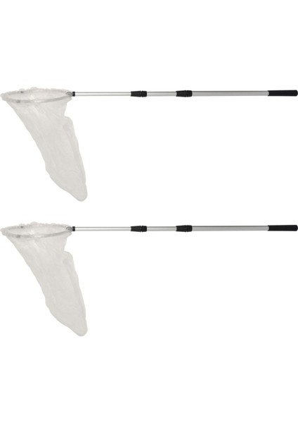 2x Böcek Ağı Kelebek Yakalama Ağı Balık Naylon Ağı, Yetişkinler ve Çocuklar Için Teleskopik Saplı, 37 Inçten 68 Inçe Kadar. (Yurt Dışından)